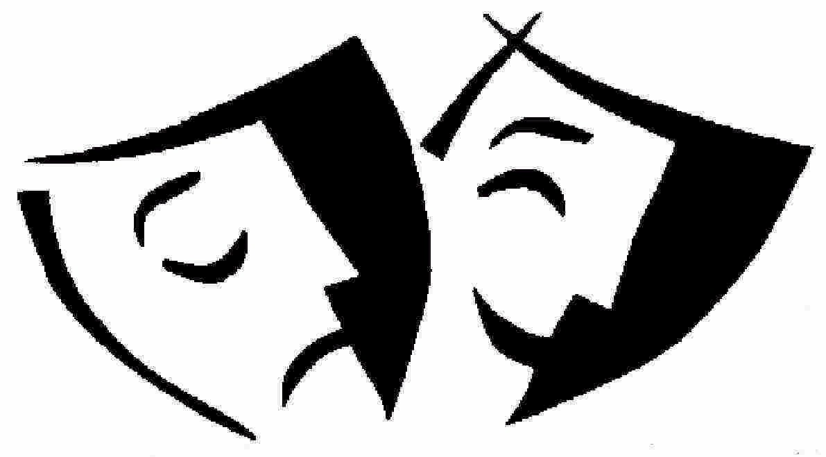 Drama Mask Template - ClipArt Best