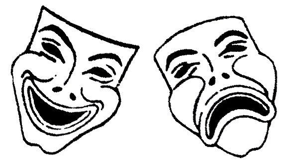 Drama Mask Template