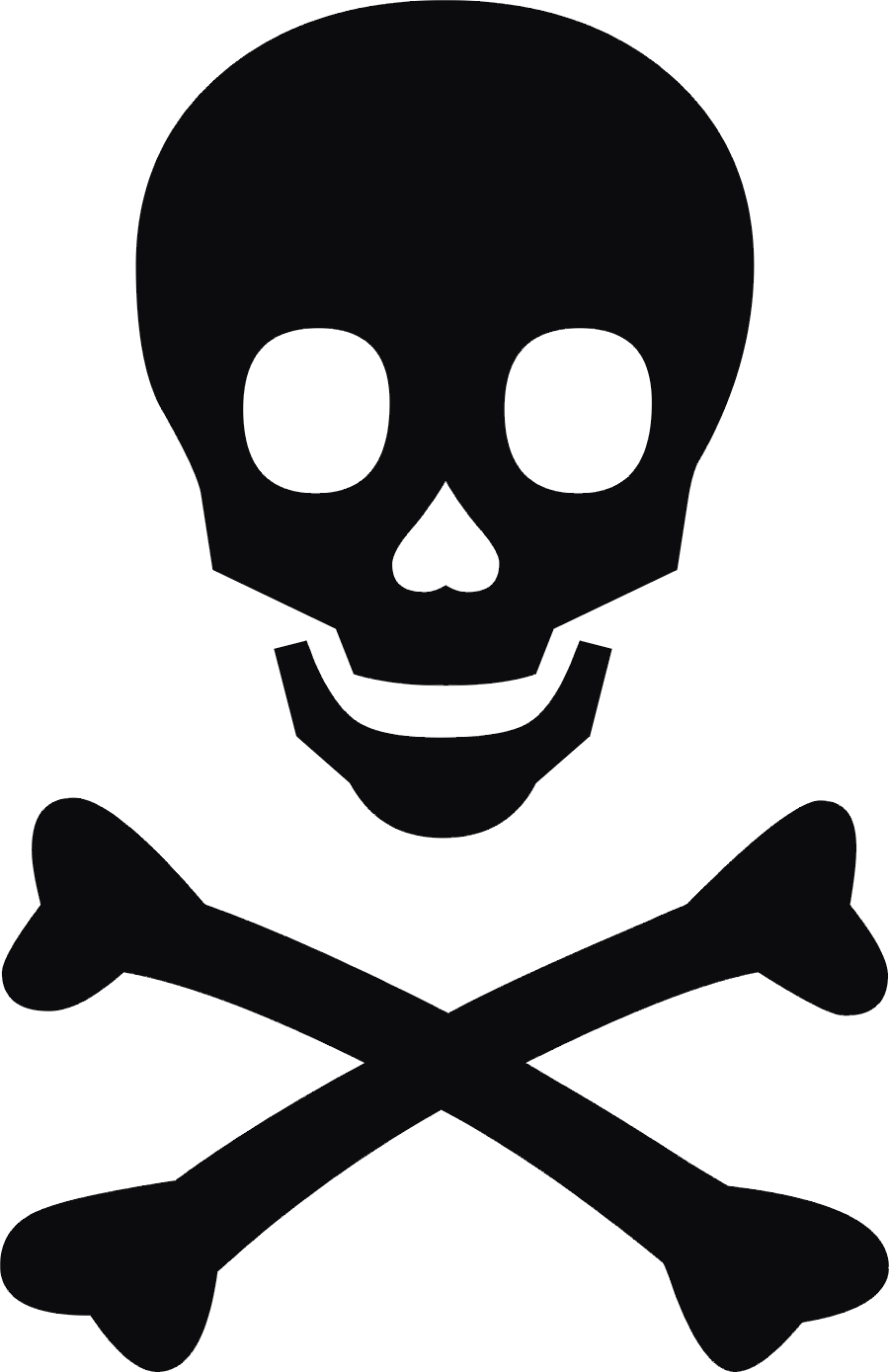 Skull And Bones Forming A Pirate Flag Foto Stock © Mopic ...