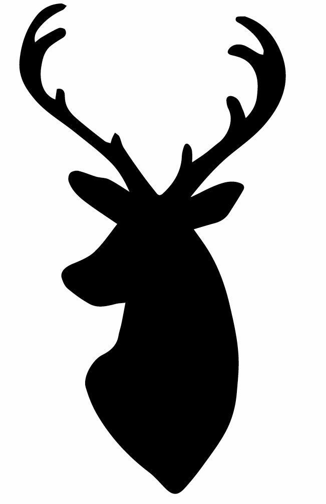 Deer Head Silhouette Clip Art