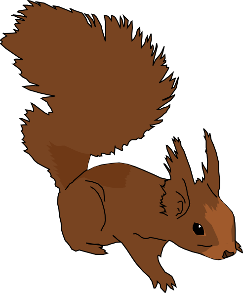 Cartoon Squirrel Clip Art - vector clip art online ...