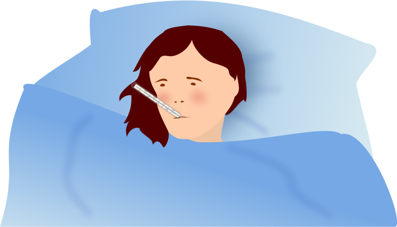 Sick Person Clipart