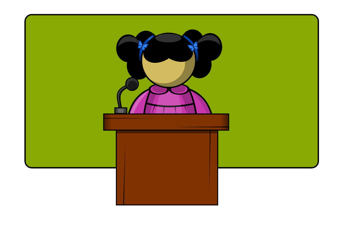 free clip art public speaking