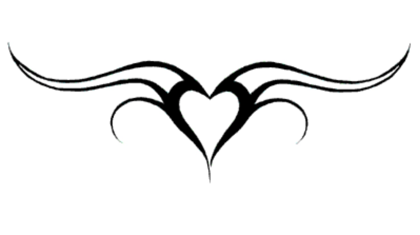 Tribal Heart Tattoo Designs For Lower Back | Fresh 2017 Tattoos Ideas