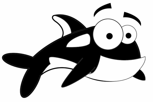 How to Draw Cartoon Orca Whales with Easy Step by Step Drawing ...