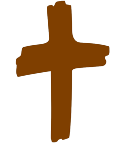 Brown Cross clip art - vector clip art online, royalty free ...