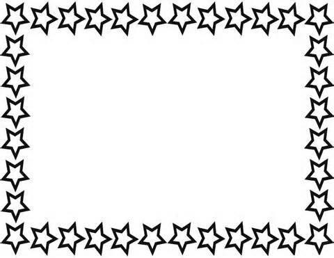 Yellow Star Border Clip Art - Free Clipart Images