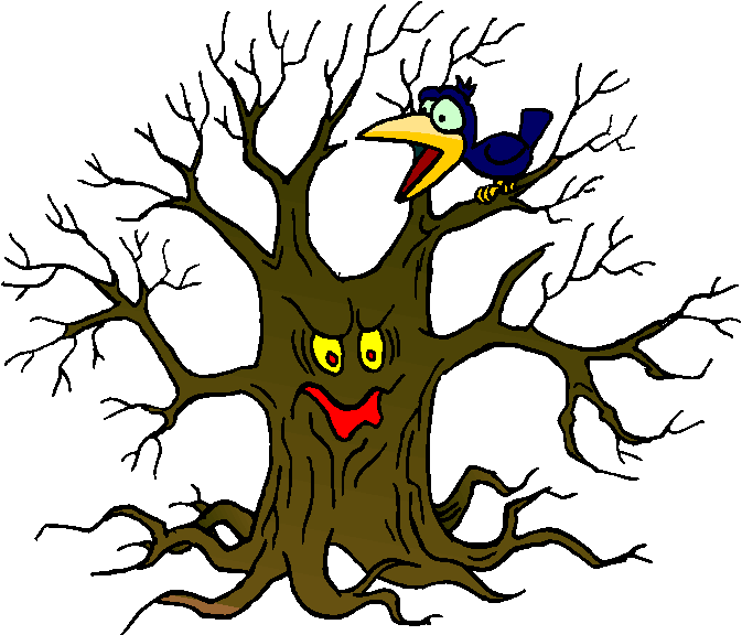 Scary Tree Clipart