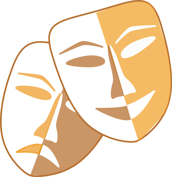 Drama Mask Template