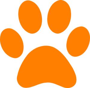 Bobcat paw print clip art