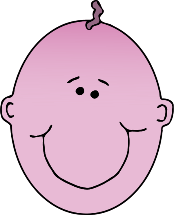 Baby Face Cartoon Clipart