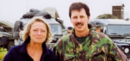 David Rowlands with Kate Adie