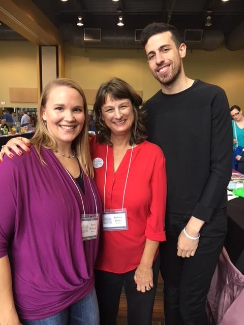 Teresa Richards, Debbie, and Adam Silvera