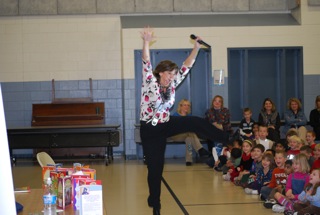 Debbie loves school visits!