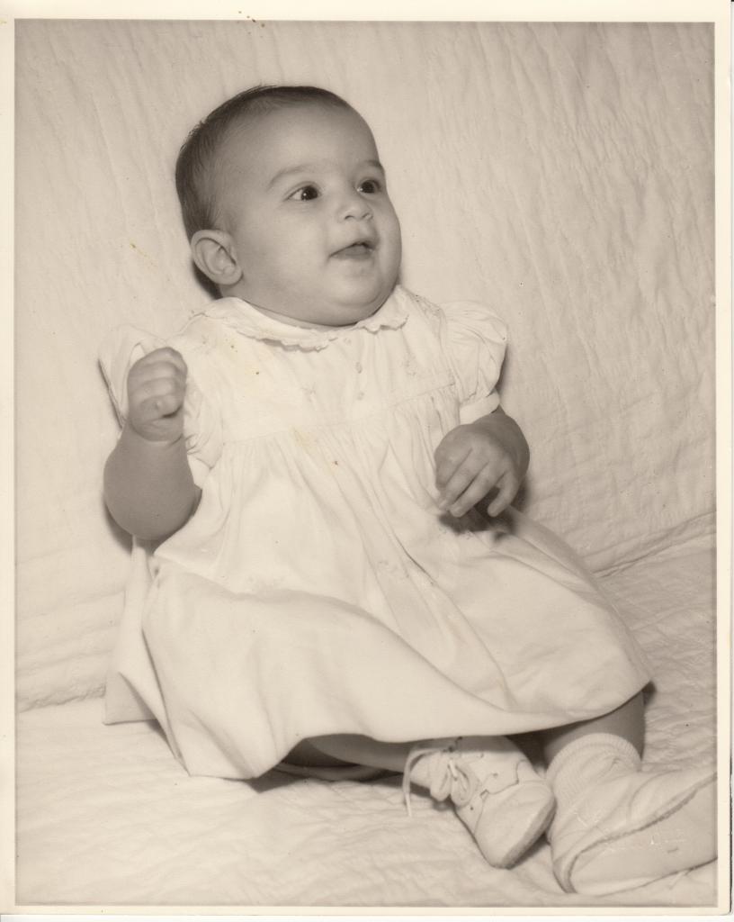 Debbie as a baby