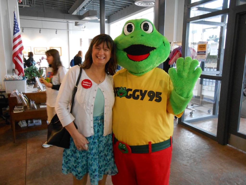 Debbie and Froggy at the Johnstown Book Festival