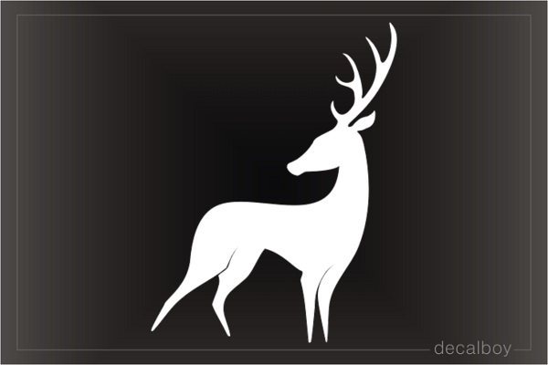 Buck Standing Decal