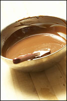 mixing bowl - brownie batter