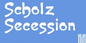 Scholz Secession font download