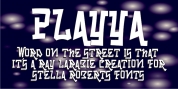 Playya SRF font download