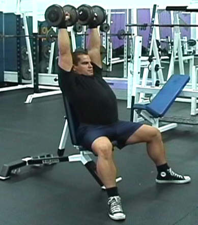 Seated Dumbbell Shoulder Press