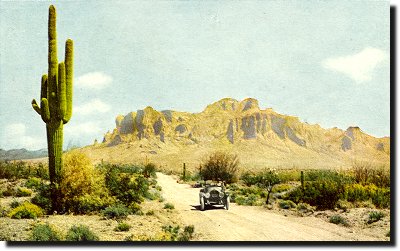 car on apache trail