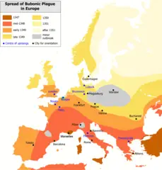 Bubonic Plague Map 2