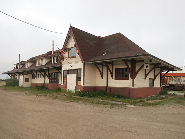 Former Canadian National Railway Station at Gillam