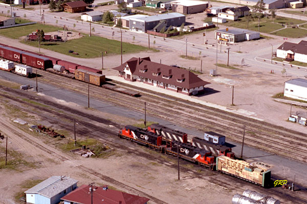 Former Canadian National Railway Station at Gillam