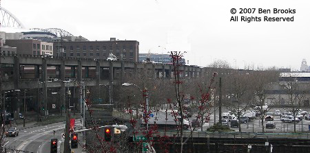 Alaskan Way Viaduct along the Seattle Waterfront