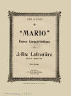 Mario: Danse Caracteristique
                                  Sheet Music Cover