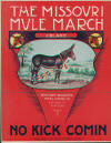 The Missouri Mule March Sheet Music
                              Cover