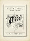 National: Valse Lancier Sheet
                                  Music Cover