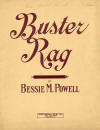 Buster
                            Rag Sheet Music Cover