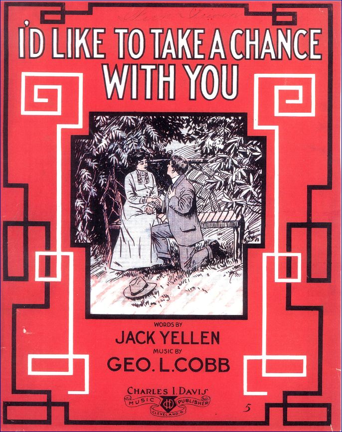 I'd Like to Take a Chance with You
                            Sheet Music Cover