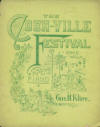 C**n-ville Festival Cakewalk Sheet
                            Music Cover