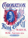 Coronation of King Edward VII
                                  March Sheet Music Cover