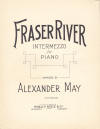 Fraser River: Intermezzo for
                                  Piano Sheet Music Cover