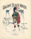 Gallant Black Watch March and Two
                                  Step Sheet Music Cover