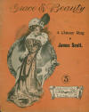 Grace
                              and Beauty Rag Sheet Music Cover