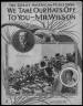 We
                            Take Our Hats Off to You Mr. Wilson Sheet
                            Music Cover