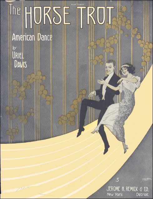 The Horse Trot: American Dance -
                              Sheet Music Cover