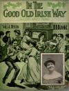 In the Good Old Irish Way: A Celtic
                            Waltz Song Sheet Music Cover