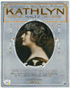 Kathlyn Valse Sheet Music Cover