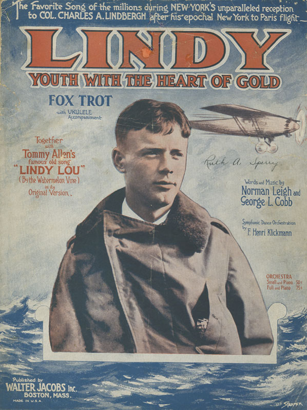 Lindy Sheet Music Cover (Cobb)