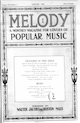 First page of Melody magazine (January
                            1924)