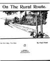 On the Rural Route Sheet Music
                                  Cover