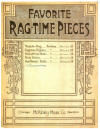 Sunflower Tickle (A Rag) Sheet
                                  Music Cover