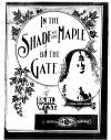 In the Shade of the Maple by the
                                Gate Sheet Music Cover