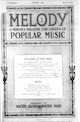 First page of Melody magazine (January
                            1924)